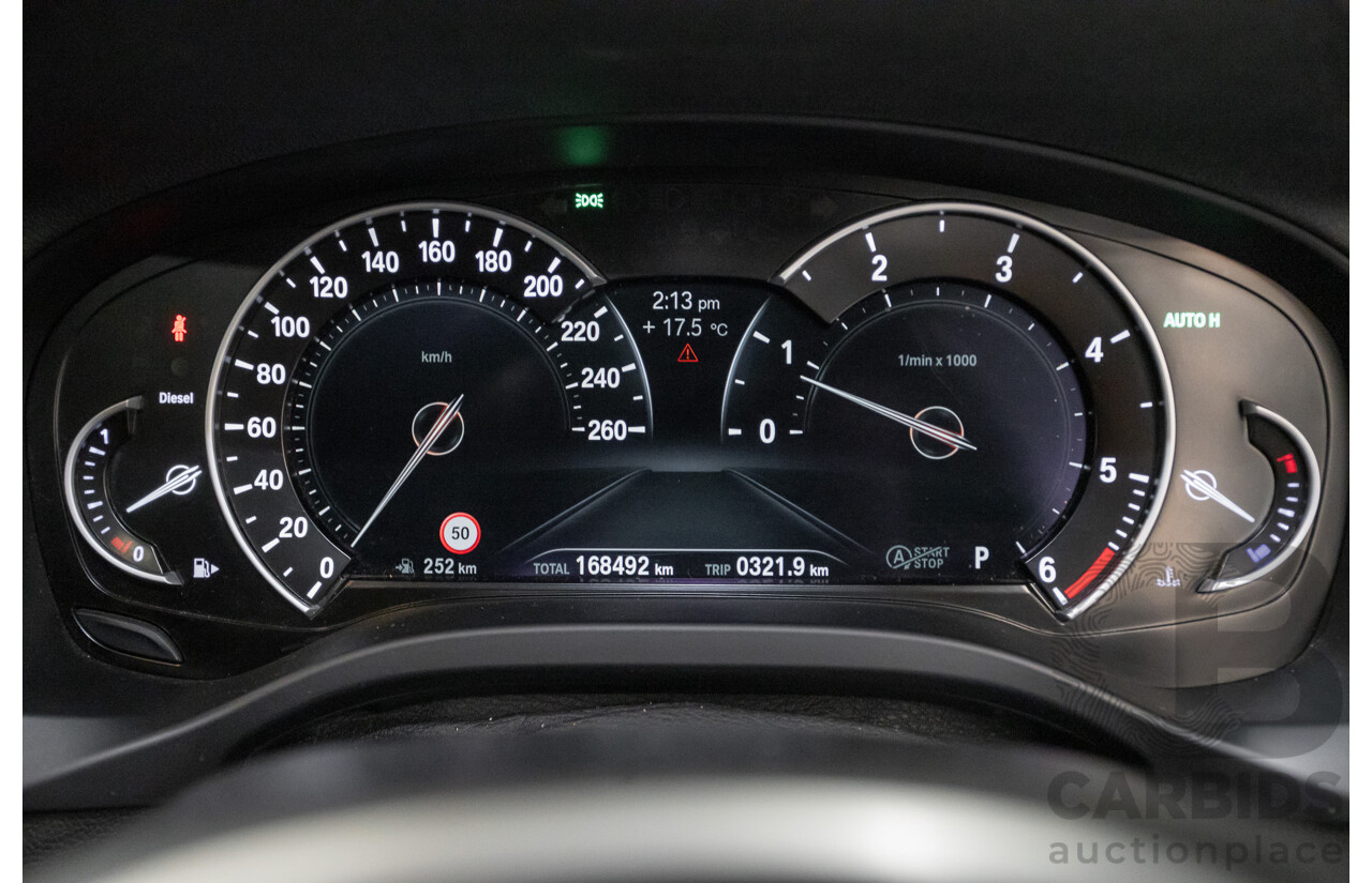 11/2018 BMW X3 xDrive20d M-Sport (4x4) G01 4d Wagon Black Sapphire Metallic Turbo Diesel 2.0L