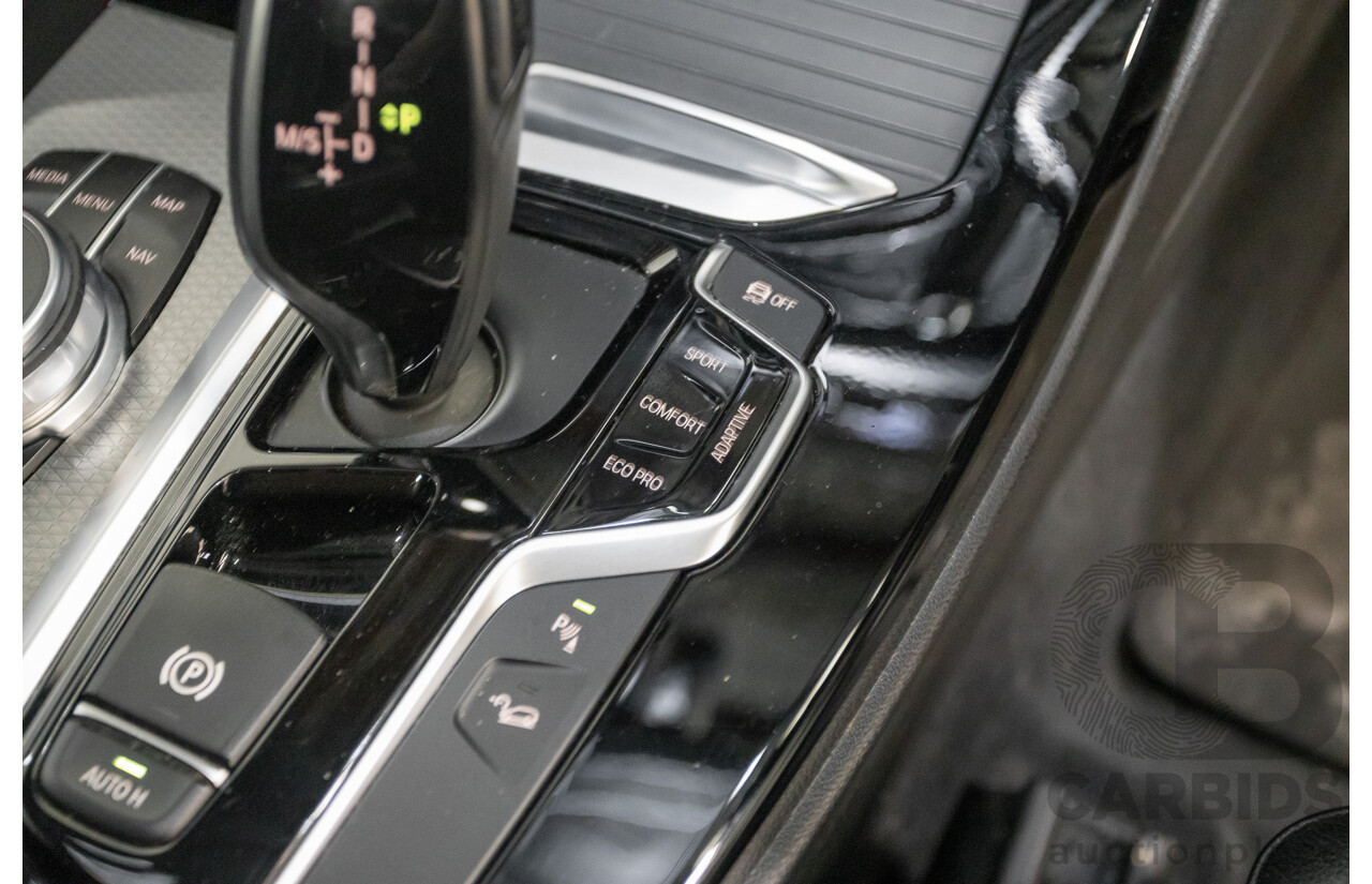 11/2018 BMW X3 xDrive20d M-Sport (4x4) G01 4d Wagon Black Sapphire Metallic Turbo Diesel 2.0L