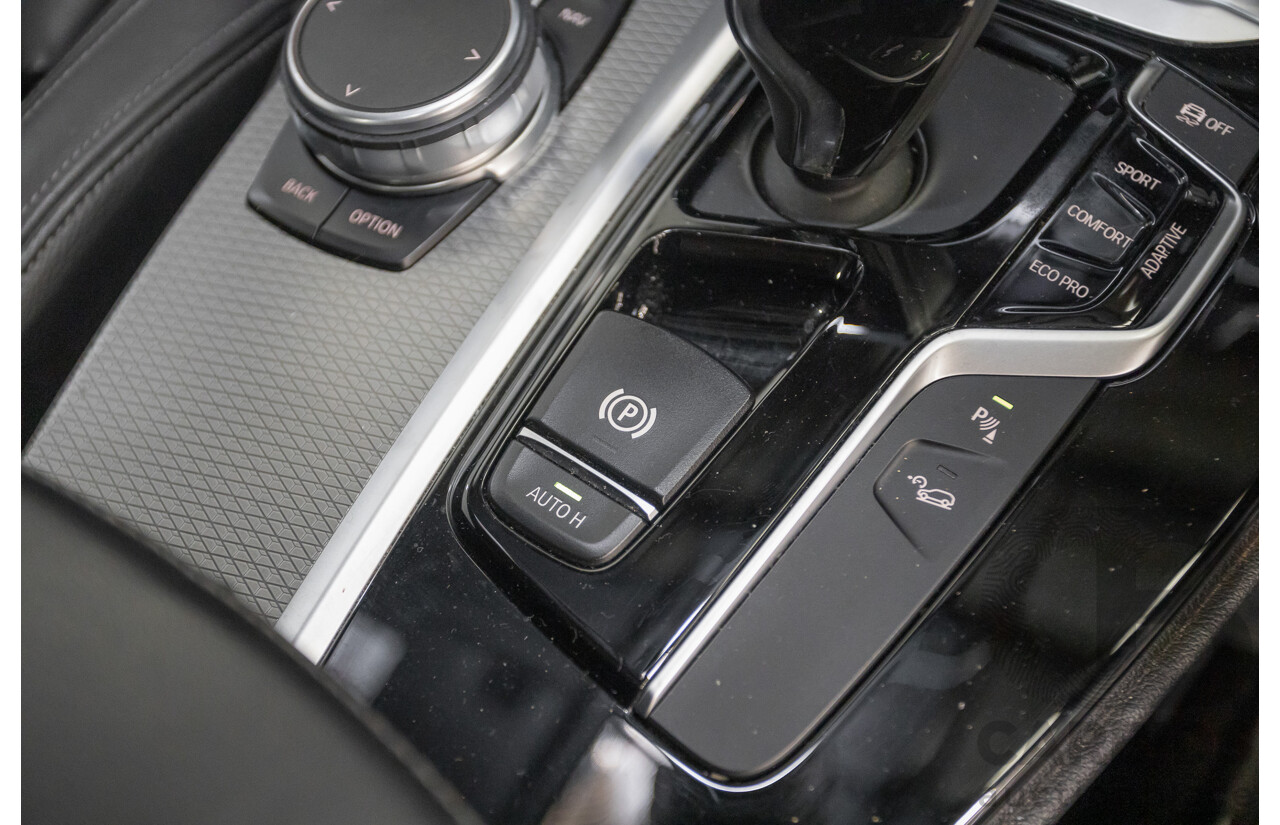 11/2018 BMW X3 xDrive20d M-Sport (4x4) G01 4d Wagon Black Sapphire Metallic Turbo Diesel 2.0L