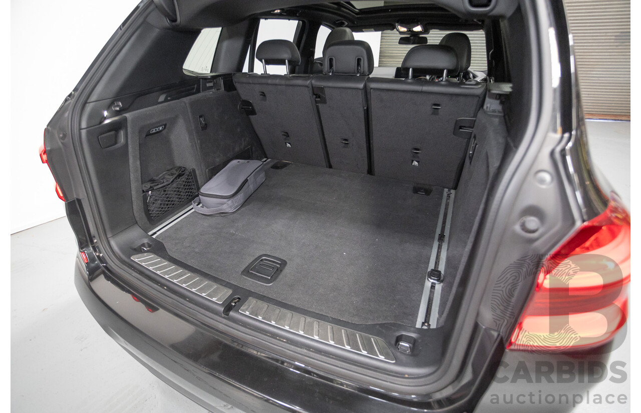 11/2018 BMW X3 xDrive20d M-Sport (4x4) G01 4d Wagon Black Sapphire Metallic Turbo Diesel 2.0L