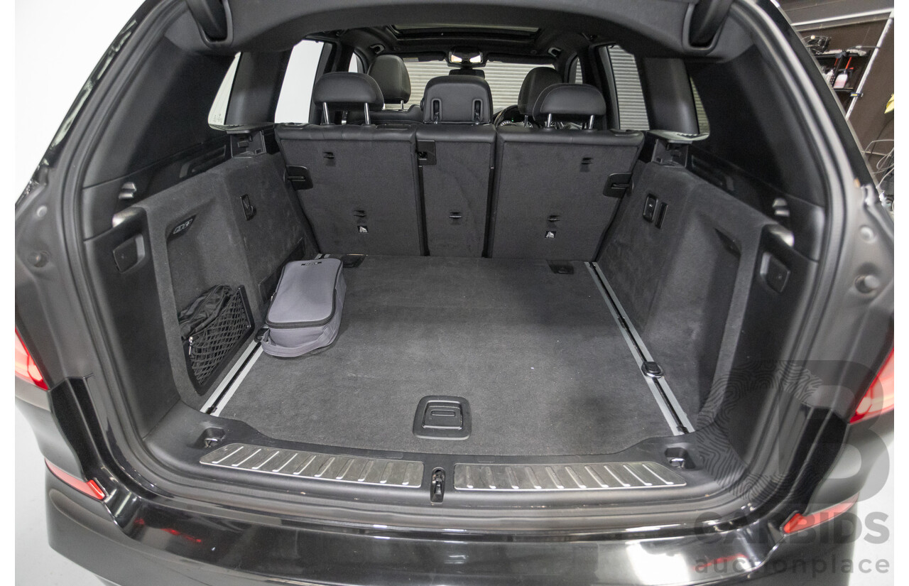 11/2018 BMW X3 xDrive20d M-Sport (4x4) G01 4d Wagon Black Sapphire Metallic Turbo Diesel 2.0L