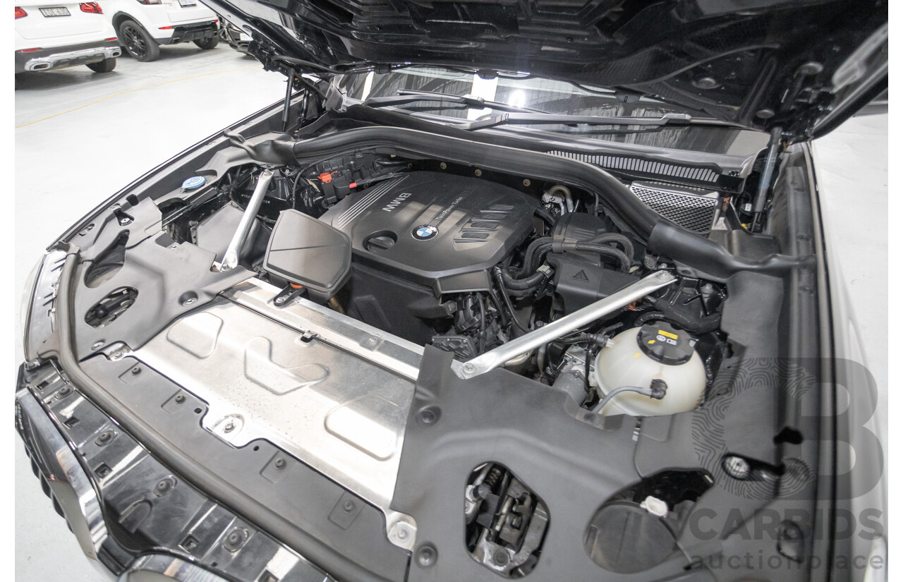 11/2018 BMW X3 xDrive20d M-Sport (4x4) G01 4d Wagon Black Sapphire Metallic Turbo Diesel 2.0L