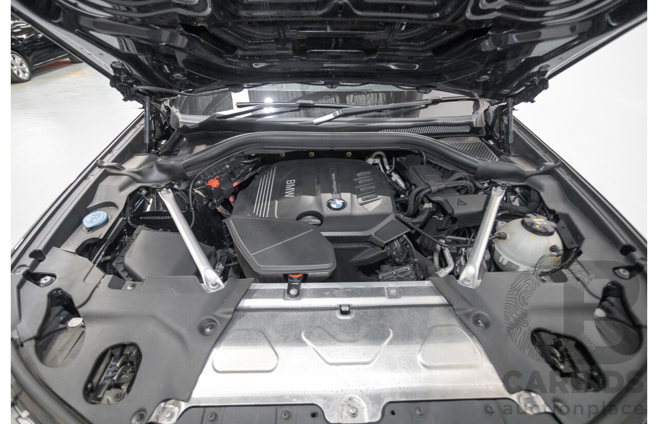 11/2018 BMW X3 xDrive20d M-Sport (4x4) G01 4d Wagon Black Sapphire Metallic Turbo Diesel 2.0L