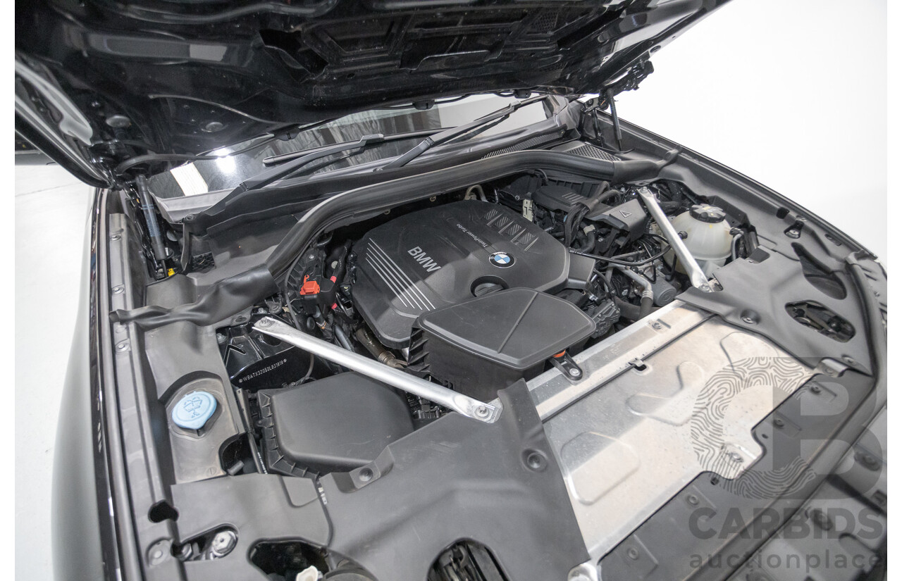 11/2018 BMW X3 xDrive20d M-Sport (4x4) G01 4d Wagon Black Sapphire Metallic Turbo Diesel 2.0L