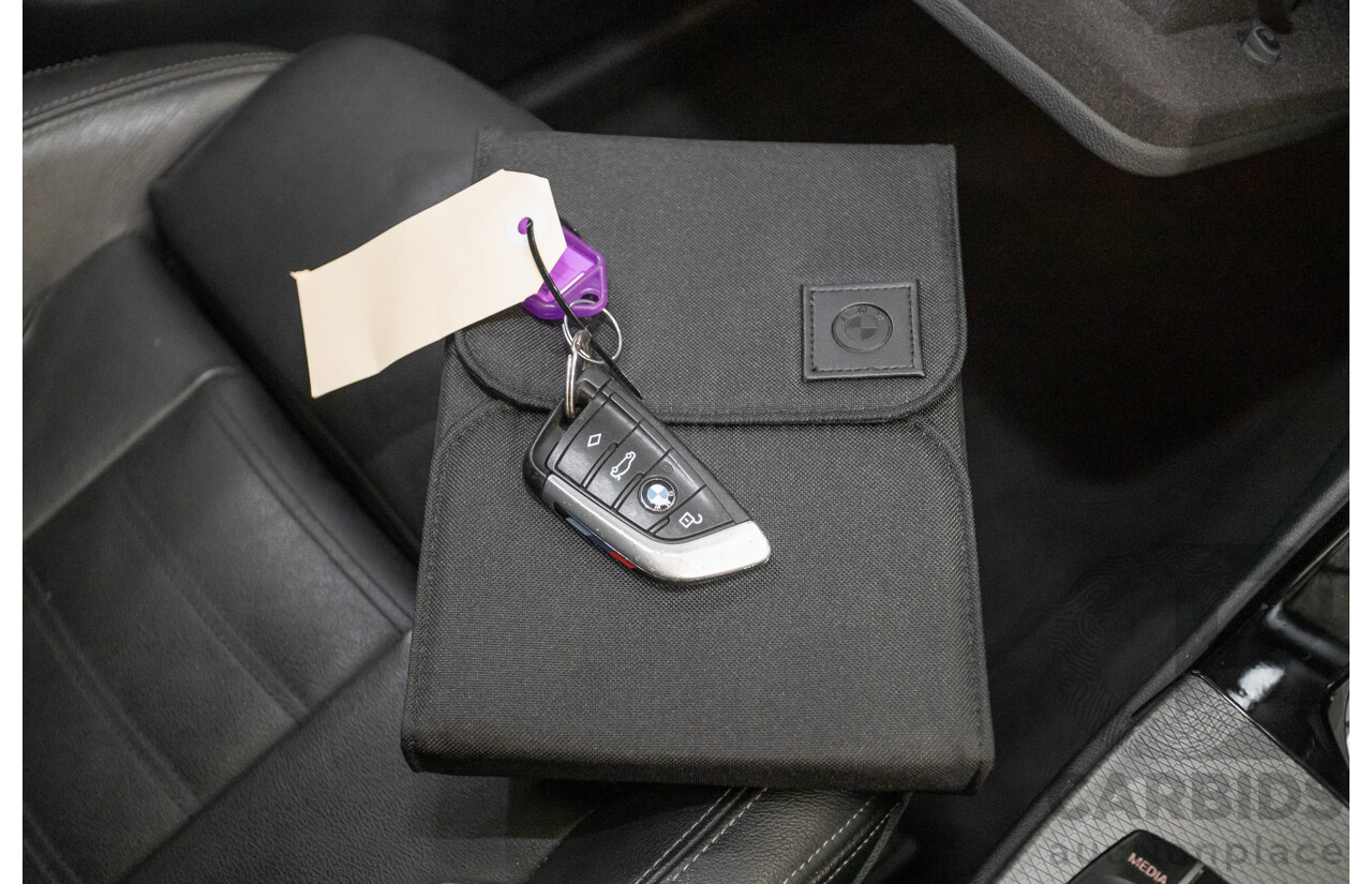 11/2018 BMW X3 xDrive20d M-Sport (4x4) G01 4d Wagon Black Sapphire Metallic Turbo Diesel 2.0L