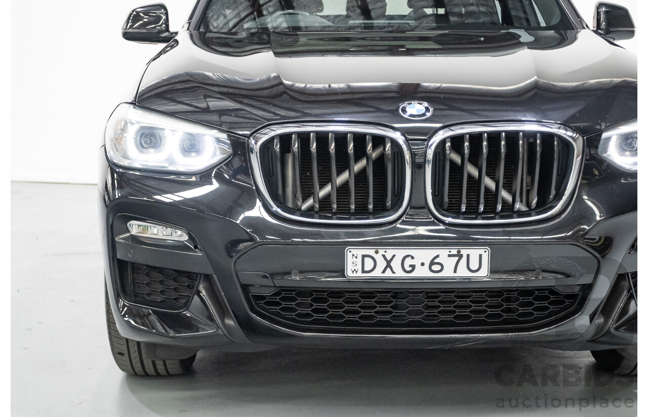 11/2018 BMW X3 xDrive20d M-Sport (4x4) G01 4d Wagon Black Sapphire Metallic Turbo Diesel 2.0L