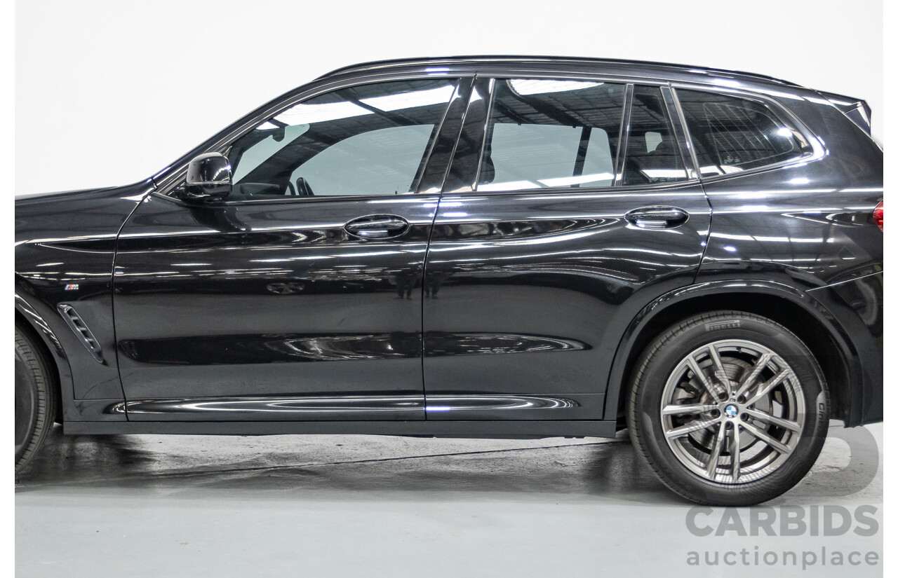 11/2018 BMW X3 xDrive20d M-Sport (4x4) G01 4d Wagon Black Sapphire Metallic Turbo Diesel 2.0L
