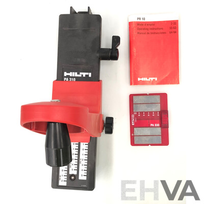 Hilti PR10 Rotary Laser Interior Laser with Hilti PA310 Mount & Carrying Case