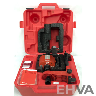 Hilti PR10 Rotary Laser Interior Laser with Hilti PA310 Mount & Carrying Case