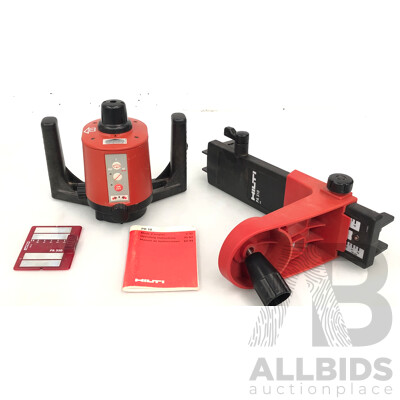 Hilti PR10 Rotary Laser Interior Laser with Hilti PA310 Mount & Carrying Case