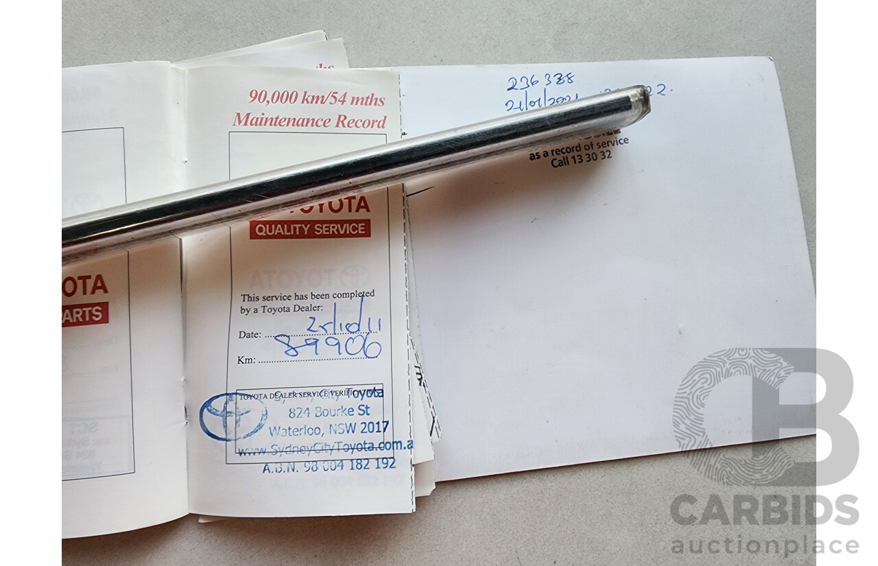 4/2004 Toyota Rav4 Cruiser (4x4) ACA23R 4d Wagon Gold 2.4L