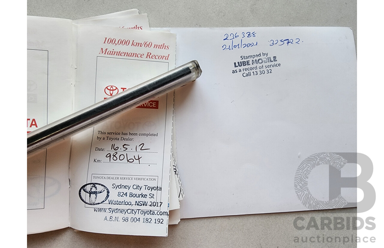 4/2004 Toyota Rav4 Cruiser (4x4) ACA23R 4d Wagon Gold 2.4L