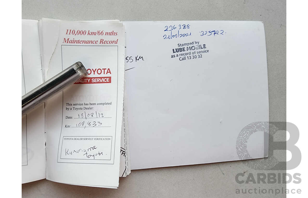 4/2004 Toyota Rav4 Cruiser (4x4) ACA23R 4d Wagon Gold 2.4L