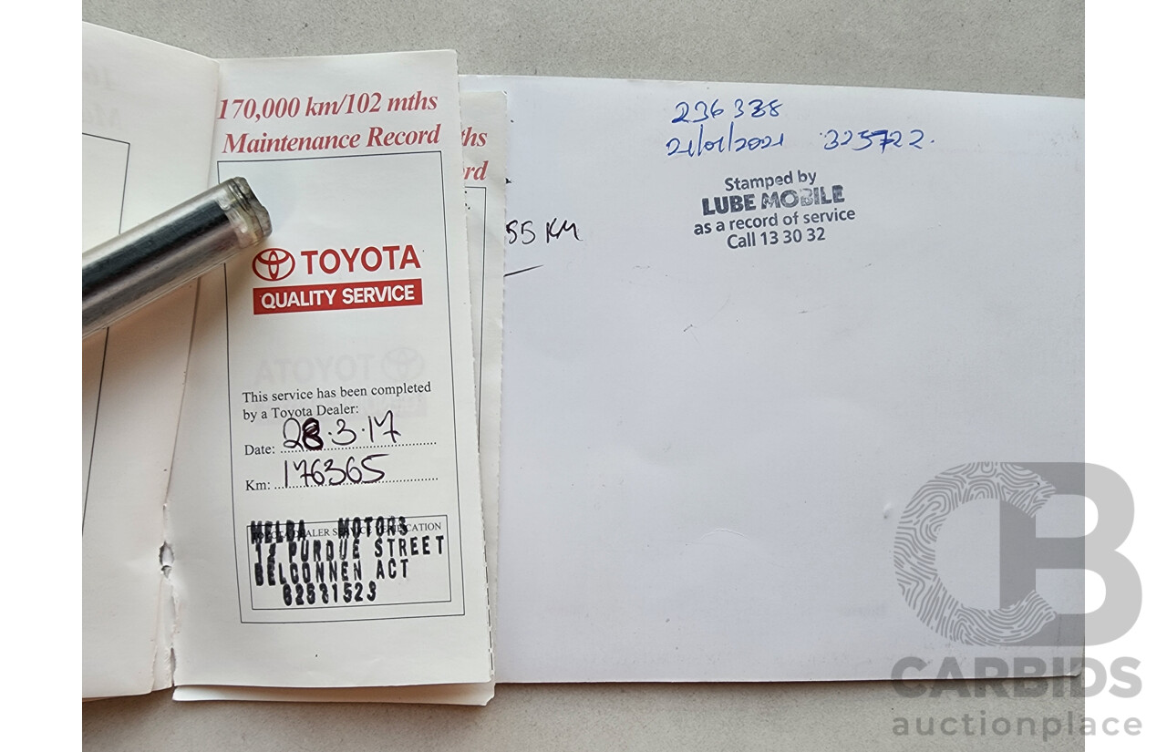 4/2004 Toyota Rav4 Cruiser (4x4) ACA23R 4d Wagon Gold 2.4L