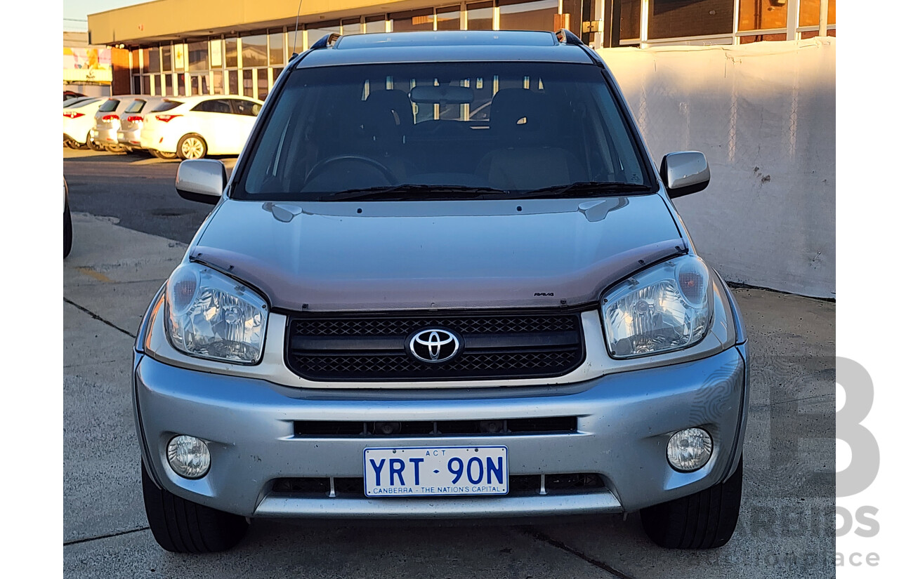 4/2004 Toyota Rav4 Cruiser (4x4) ACA23R 4d Wagon Gold 2.4L