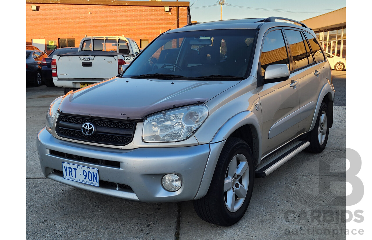 4/2004 Toyota Rav4 Cruiser (4x4) ACA23R 4d Wagon Gold 2.4L