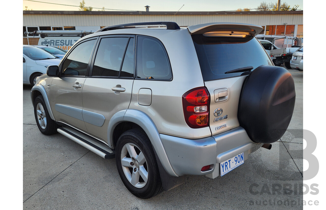 4/2004 Toyota Rav4 Cruiser (4x4) ACA23R 4d Wagon Gold 2.4L