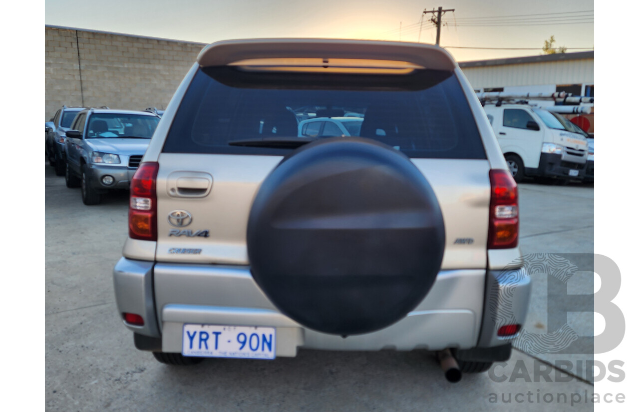 4/2004 Toyota Rav4 Cruiser (4x4) ACA23R 4d Wagon Gold 2.4L