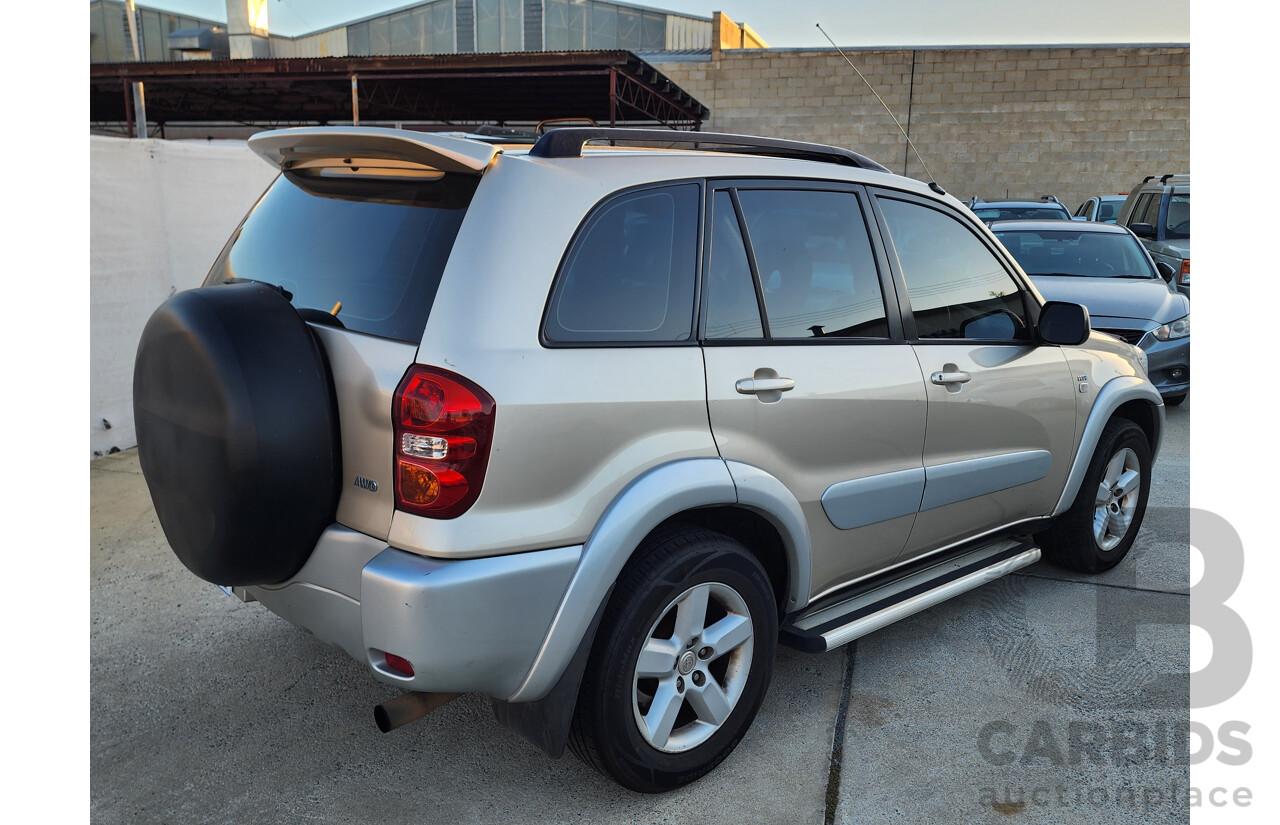 4/2004 Toyota Rav4 Cruiser (4x4) ACA23R 4d Wagon Gold 2.4L