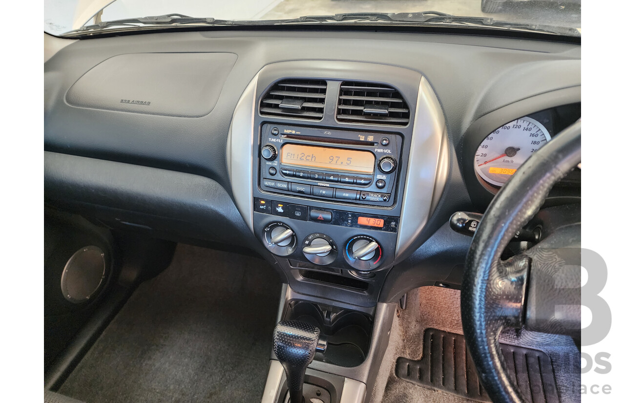 4/2004 Toyota Rav4 Cruiser (4x4) ACA23R 4d Wagon Gold 2.4L