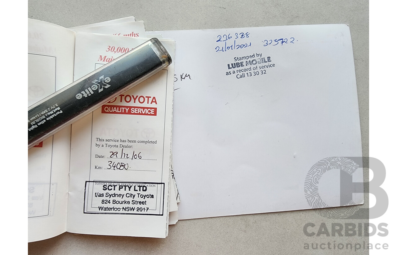 4/2004 Toyota Rav4 Cruiser (4x4) ACA23R 4d Wagon Gold 2.4L