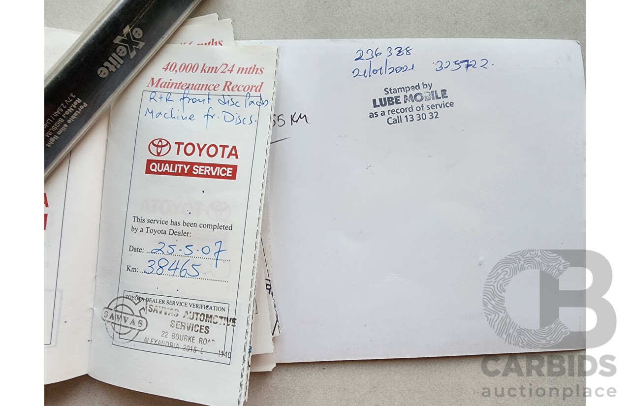 4/2004 Toyota Rav4 Cruiser (4x4) ACA23R 4d Wagon Gold 2.4L