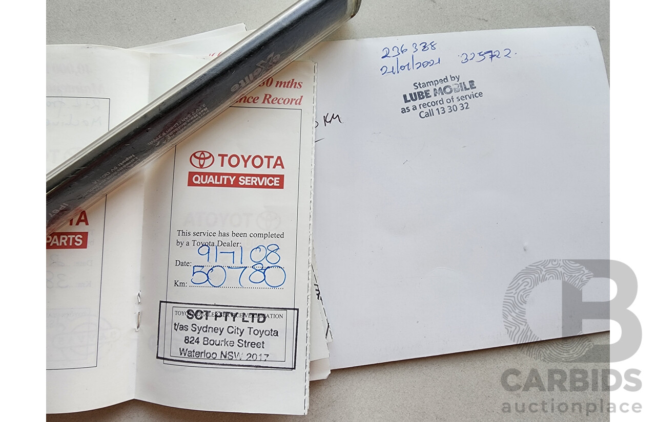 4/2004 Toyota Rav4 Cruiser (4x4) ACA23R 4d Wagon Gold 2.4L