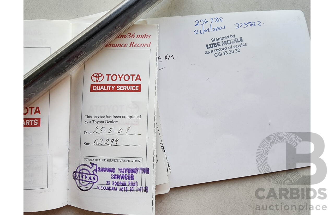 4/2004 Toyota Rav4 Cruiser (4x4) ACA23R 4d Wagon Gold 2.4L