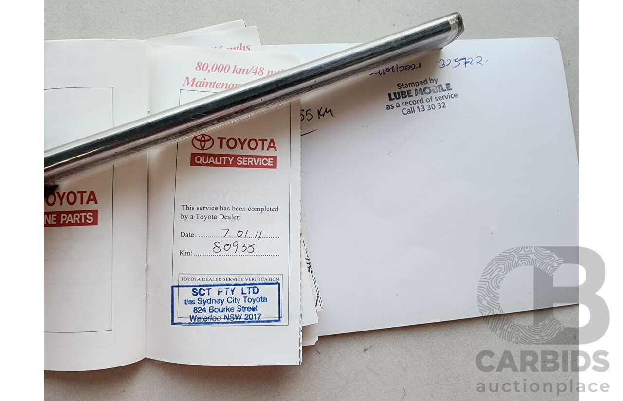 4/2004 Toyota Rav4 Cruiser (4x4) ACA23R 4d Wagon Gold 2.4L