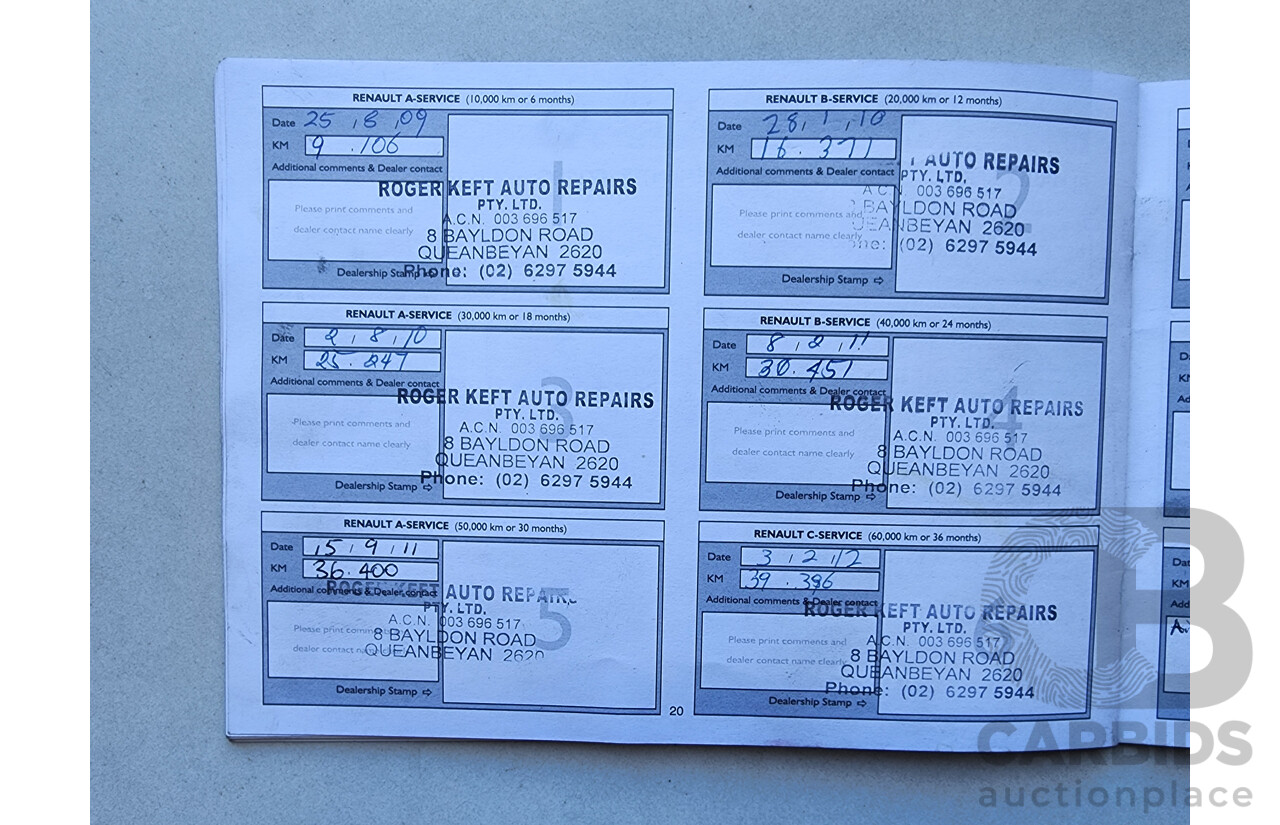 10/2008 Renault Megane Expression X84 MY06 UPGRADE 4d Sedan Black 2.0L