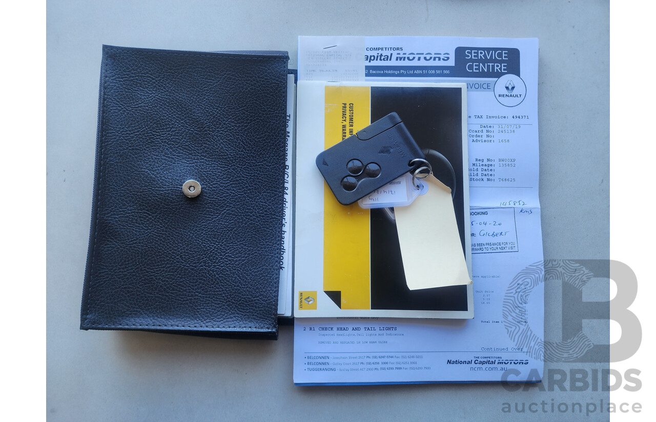 10/2008 Renault Megane Expression X84 MY06 UPGRADE 4d Sedan Black 2.0L