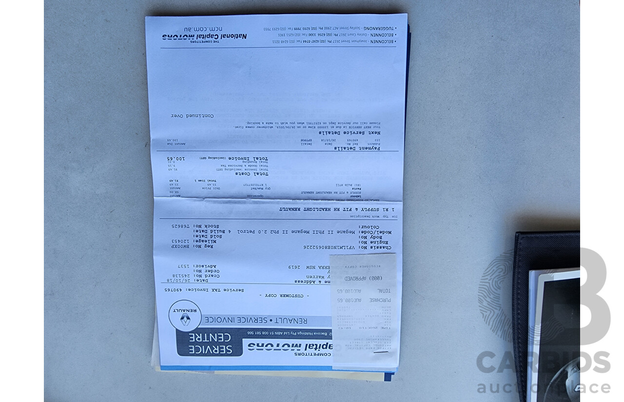 10/2008 Renault Megane Expression X84 MY06 UPGRADE 4d Sedan Black 2.0L