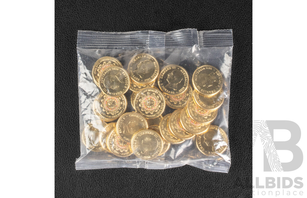 Twenty Five Australian 2025 UNC Two Dollar Coins, Australian Women's Weekly Children's Birthday Cake Cook Book