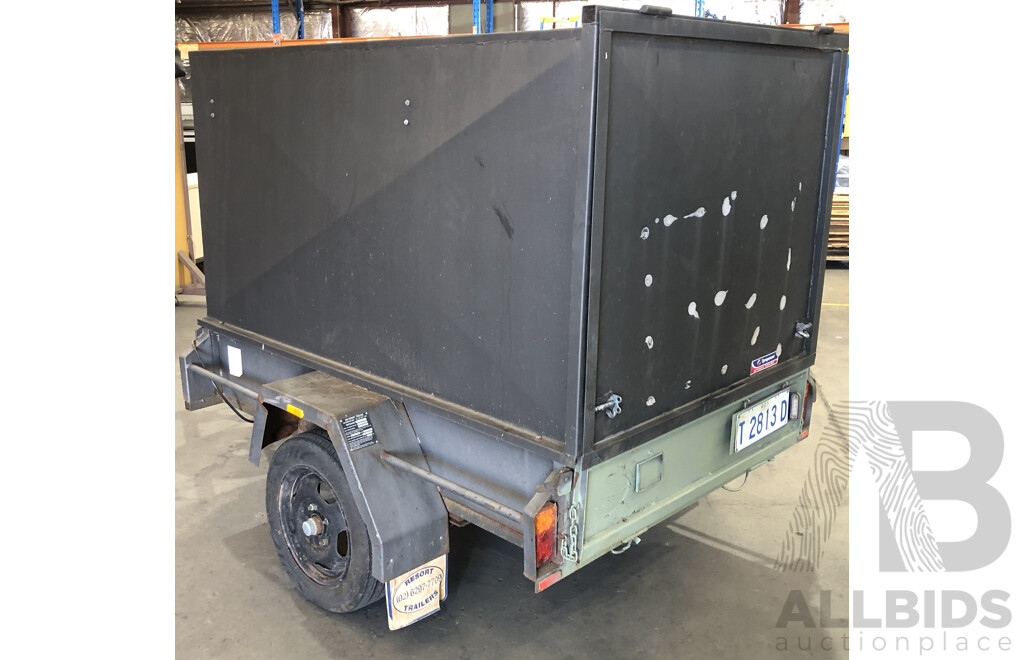 LDK/Resort Trailers 6' X 4' Enclosed Single Axle Box Trailer - Manufactured 04/2008