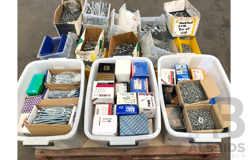 Large Selection of Building/Construction Hardware - New