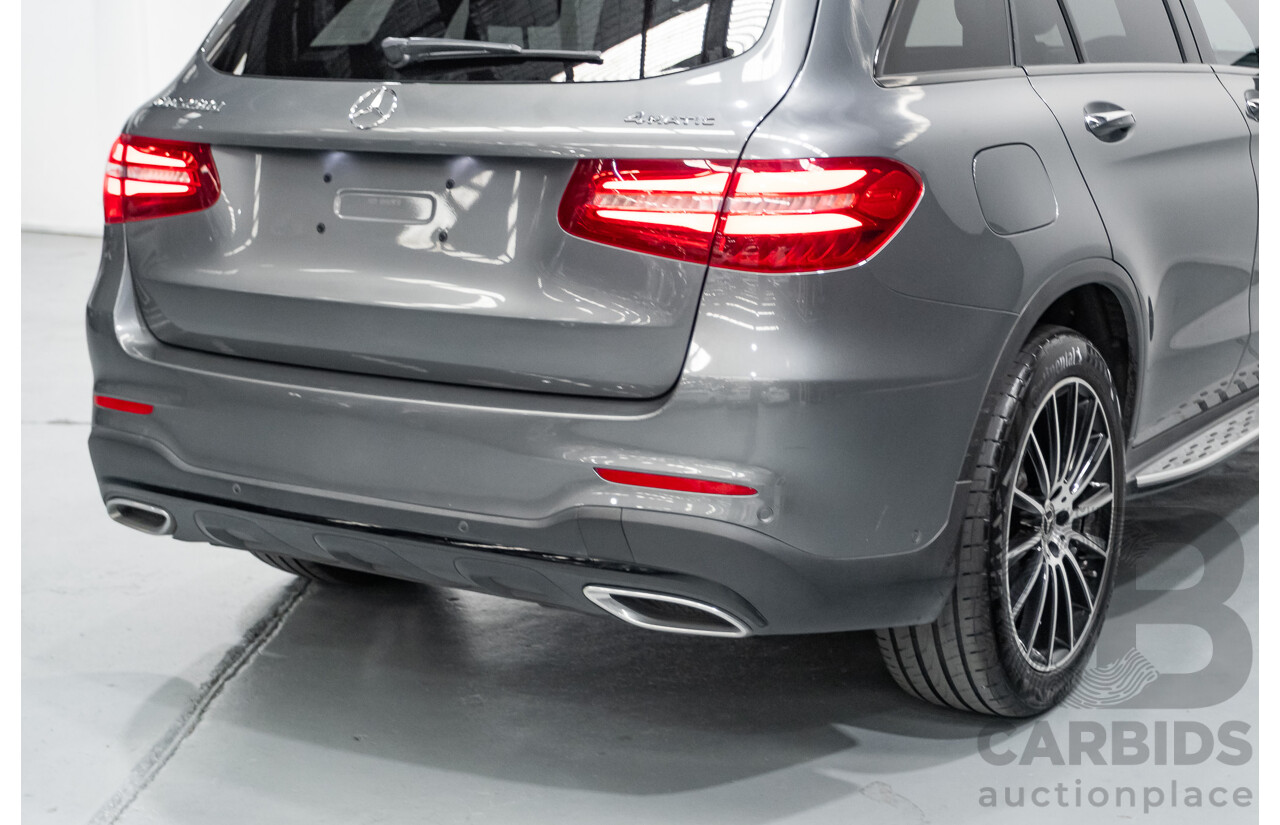 8/2018 Mercedes-Benz GLC 250d (AWD) 253 MY19 4D Wagon Selenite Grey Metallic Twin Turbo 2.1L