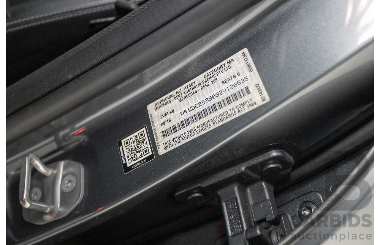 8/2018 Mercedes-Benz GLC 250d (AWD) 253 MY19 4D Wagon Selenite Grey Metallic Twin Turbo 2.1L