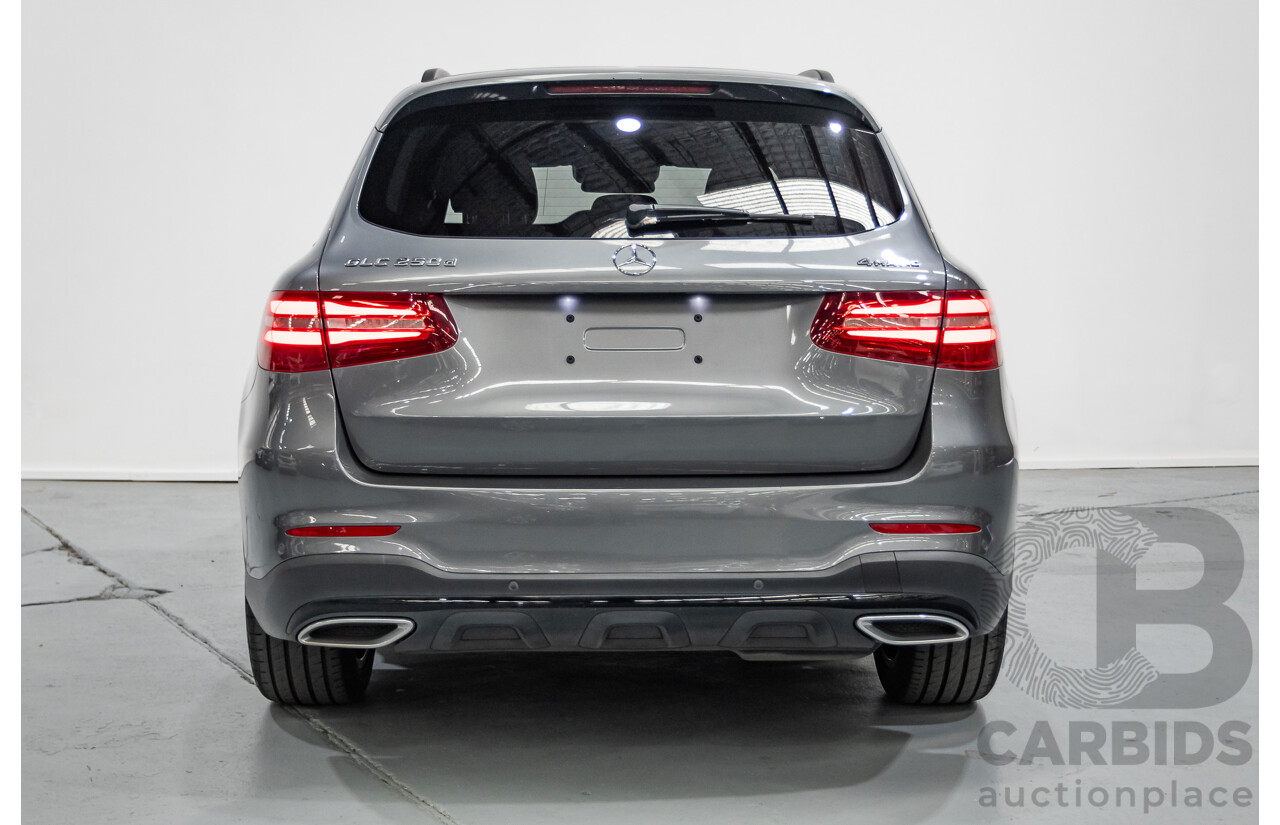 8/2018 Mercedes-Benz GLC 250d (AWD) 253 MY19 4D Wagon Selenite Grey Metallic Twin Turbo 2.1L