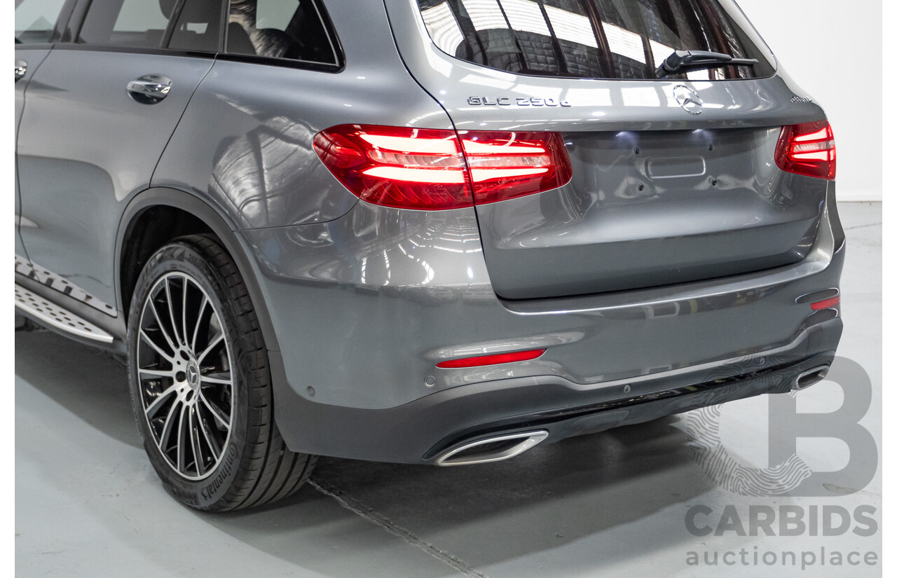 8/2018 Mercedes-Benz GLC 250d (AWD) 253 MY19 4D Wagon Selenite Grey Metallic Twin Turbo 2.1L