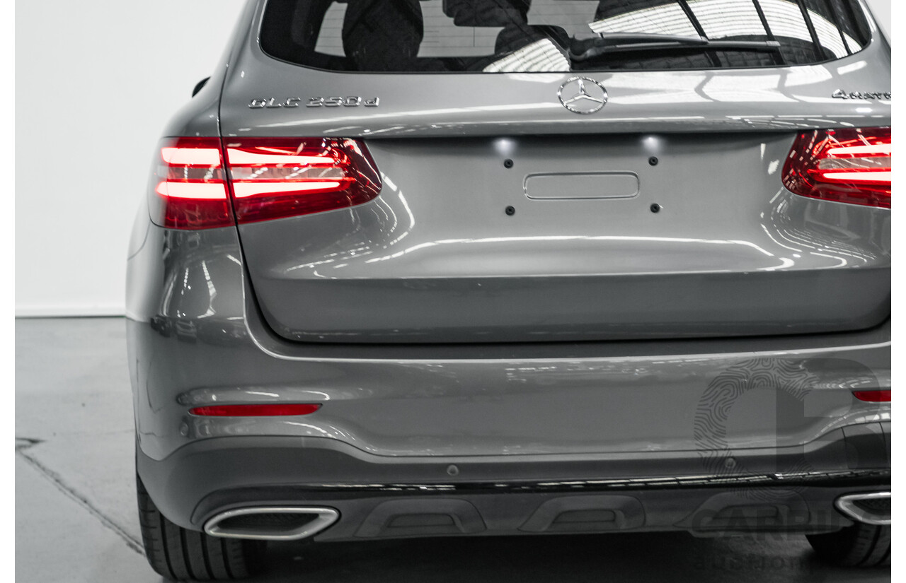 8/2018 Mercedes-Benz GLC 250d (AWD) 253 MY19 4D Wagon Selenite Grey Metallic Twin Turbo 2.1L