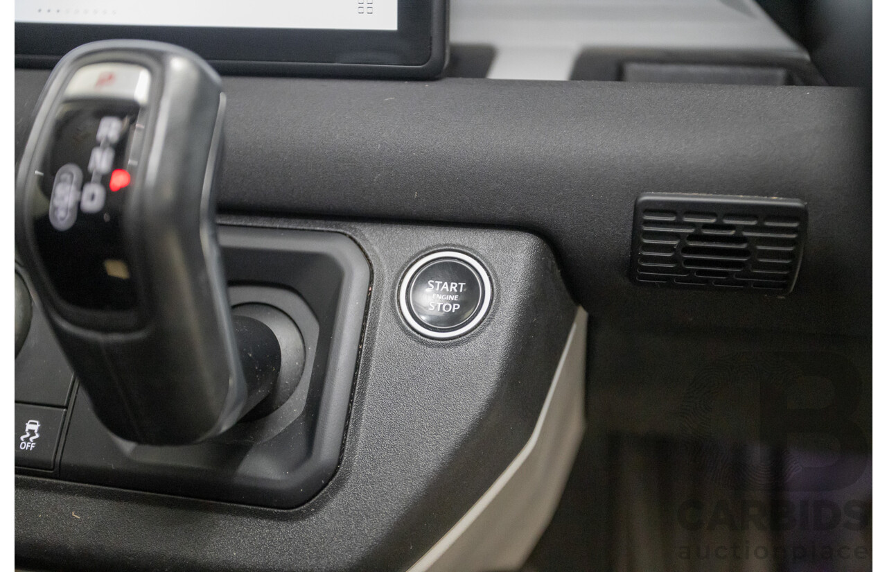 12/2021 Land Rover Defender 110 P400 SE (AWD) L663 MY2 4d Wagon Hakuba Silver Metallic Turbo 3.0L