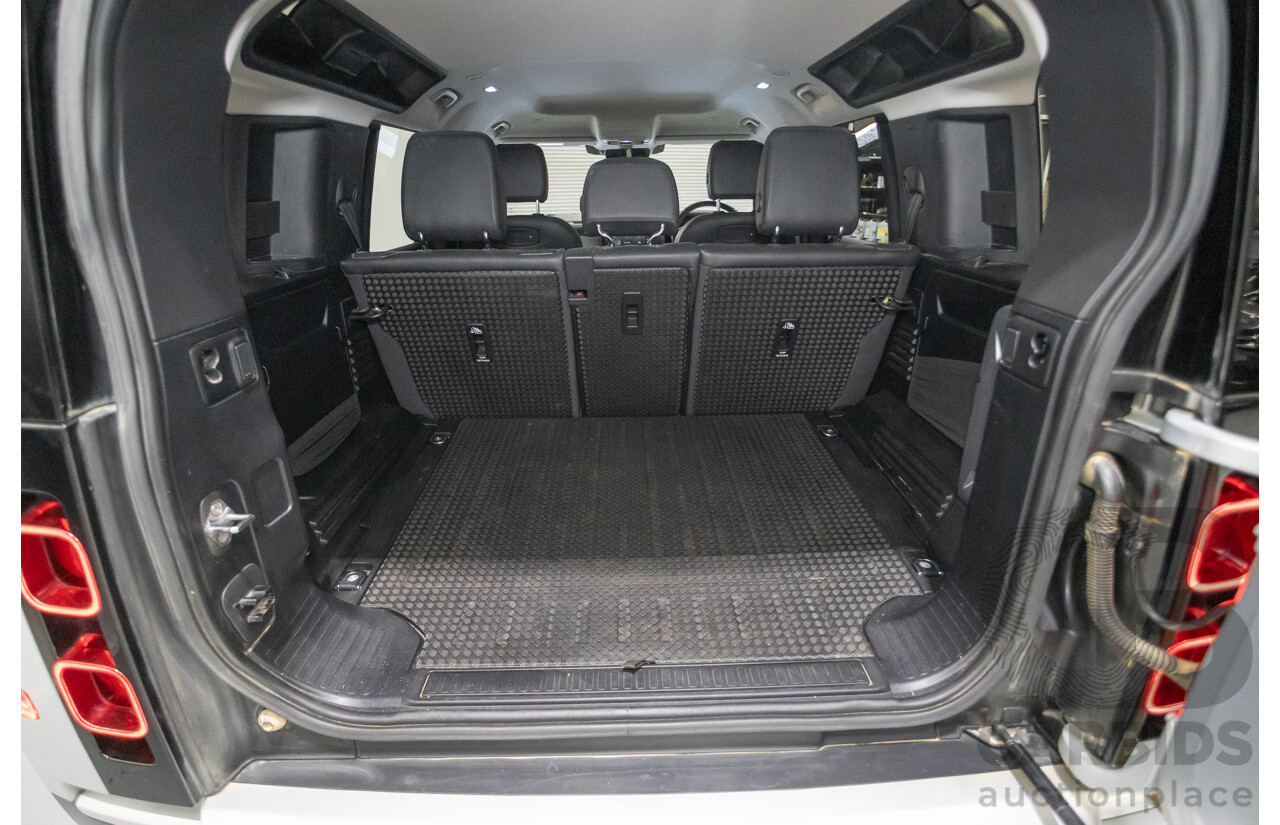 12/2021 Land Rover Defender 110 P400 SE (AWD) L663 MY2 4d Wagon Hakuba Silver Metallic Turbo 3.0L