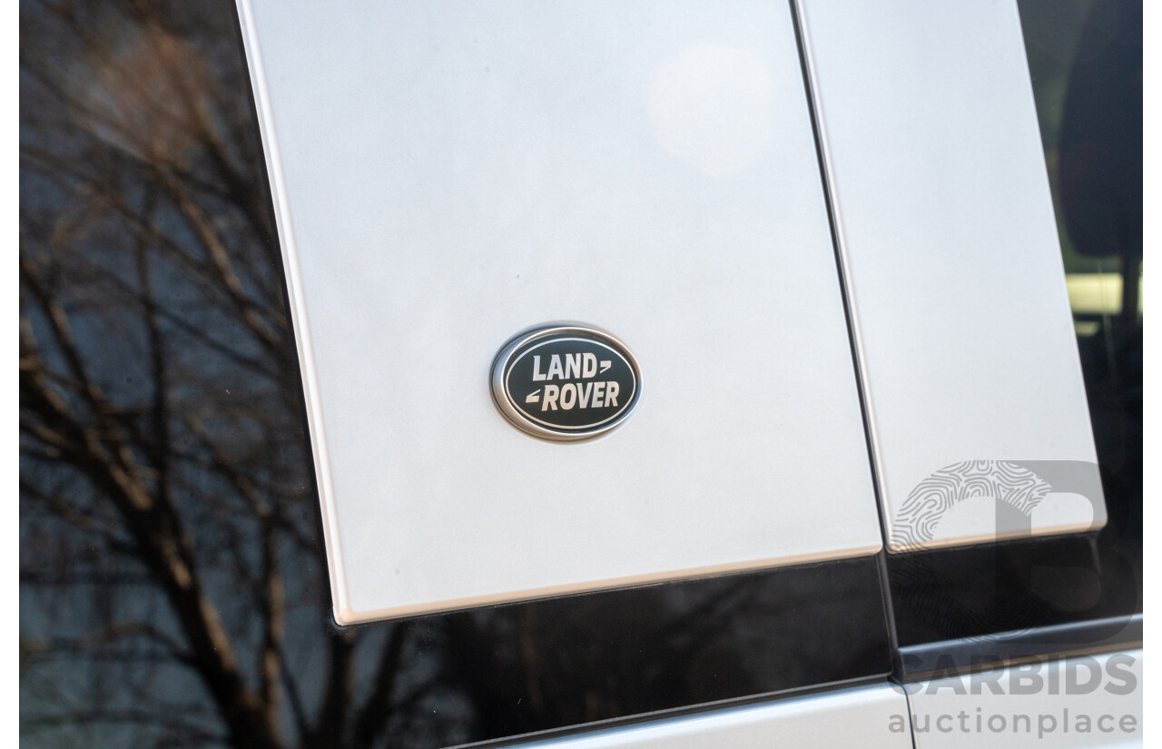 12/2021 Land Rover Defender 110 P400 SE (AWD) L663 MY22 4d Wagon Hakuba Silver Metallic Turbo 3.0L - MHEV