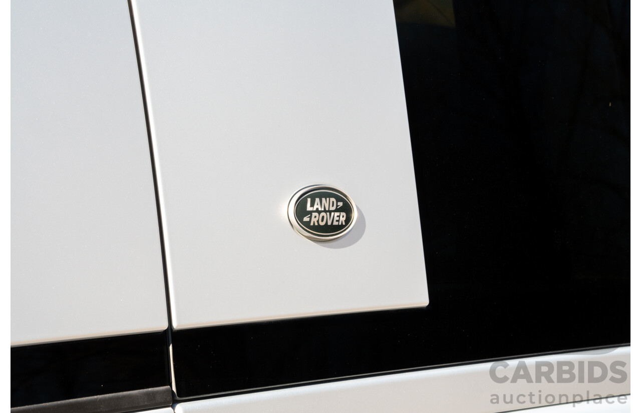 12/2021 Land Rover Defender 110 P400 SE (AWD) L663 MY22 4d Wagon Hakuba Silver Metallic Turbo 3.0L - MHEV