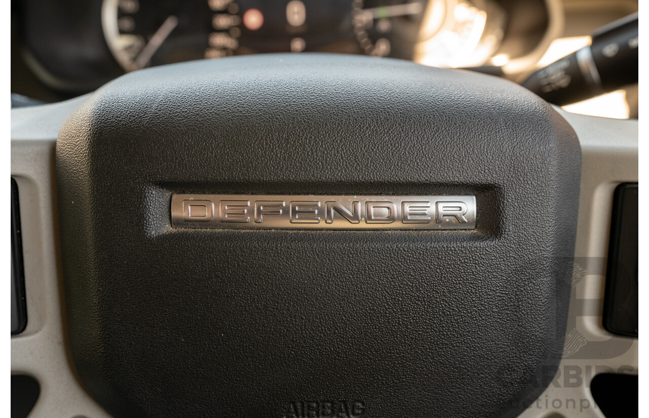 12/2021 Land Rover Defender 110 P400 SE (AWD) L663 MY22 4d Wagon Hakuba Silver Metallic Turbo 3.0L - MHEV