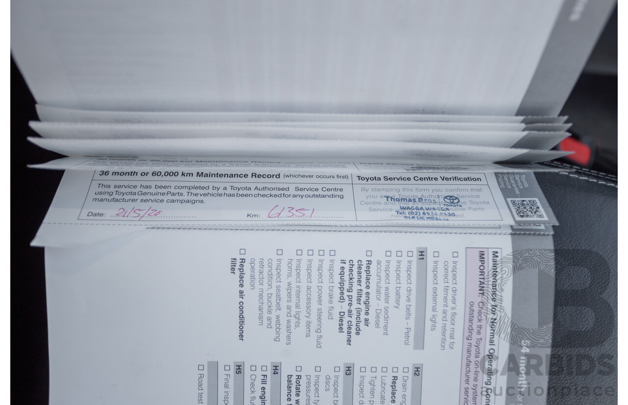 07/2017 Toyota Landcruiser VX (4x4) VDJ200R MY16 4D Wagon Crystal White Pearl Twin Turbo Diesel 4.5L - 7 seats