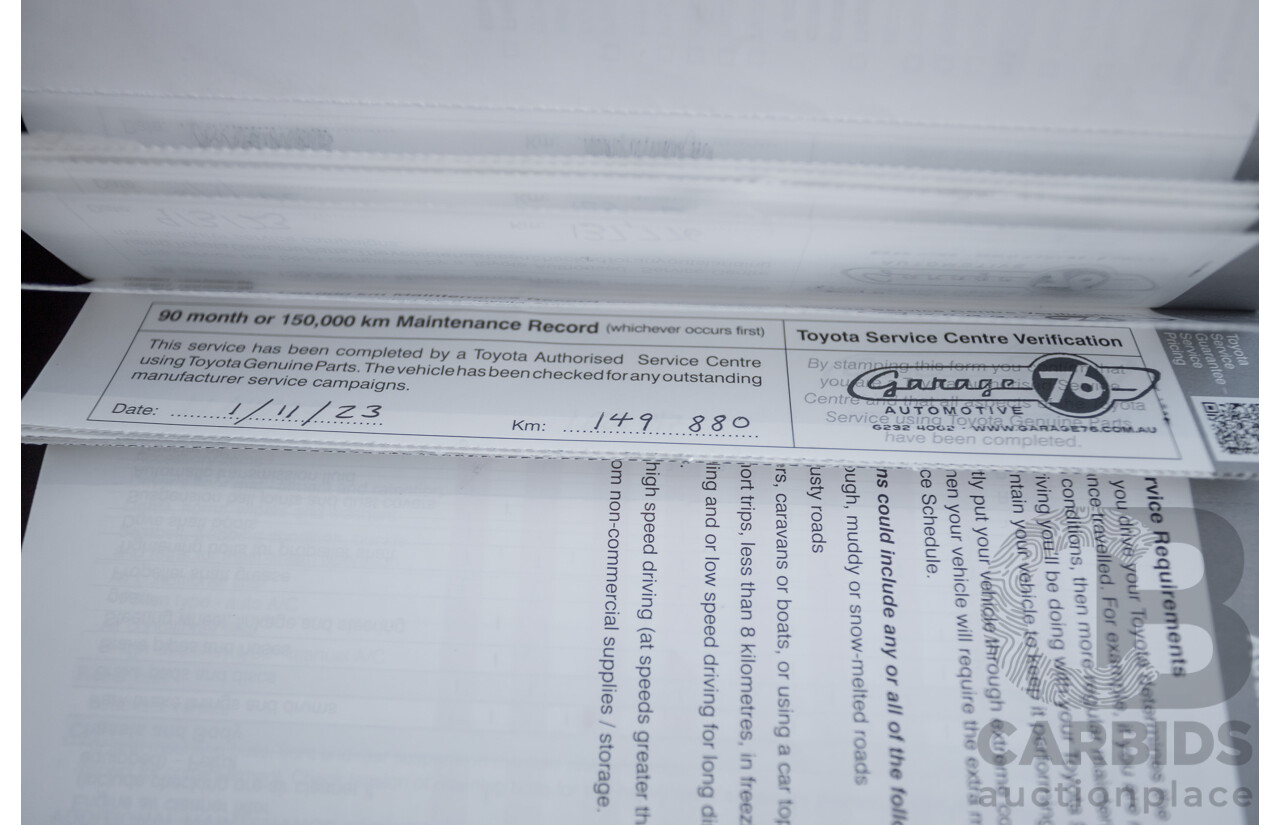 07/2017 Toyota Landcruiser VX (4x4) VDJ200R MY16 4D Wagon Crystal White Pearl Twin Turbo Diesel 4.5L - 7 seats