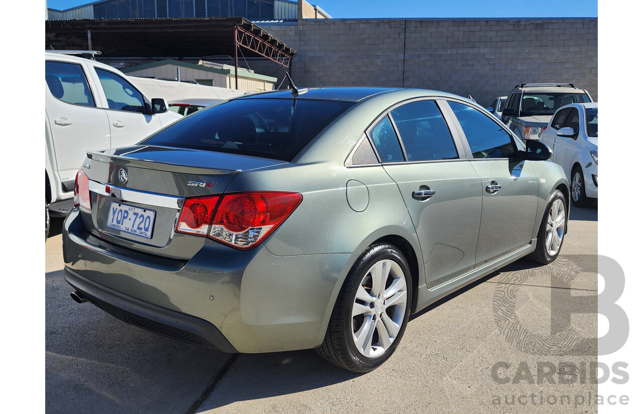 7/2013 Holden Cruze SRi V JH MY13 4d Sedan Grey 1.4L