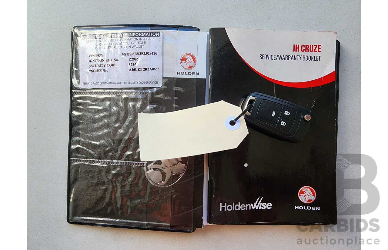 7/2013 Holden Cruze SRi V JH MY13 4d Sedan Grey 1.4L