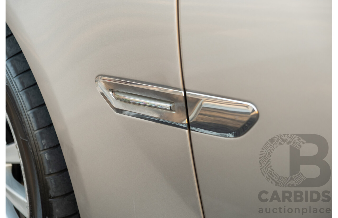 6/2009 BMW 740i F01 4d Sedan Kashmir Silver Metallic Turbo 3.0L